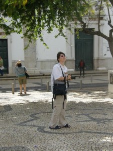 [KT Hemmings on location in Faro, Algarve, Portugal.]